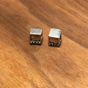 Sterling silver tv television 925 charm slide 📺 cute✨👀 price is for one slide